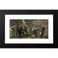 thumbnail image 2 of Govert Flinck 14x9 Black Modern Framed Museum Art Print Titled - Militia Officers of District 1 Under Captain Joan Huydecoper and Lieutenant Frans Van Waveren (1648 - 1650), 2 of 5