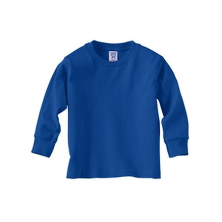 Rabbit Skins Baby Clothes - Rabbit Skins Toddler's Ribbed Cuffs Long Sleeve T-Shirt