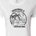 thumbnail image 4 of Inktastic Summer Vacation Mode Cocoa Beach Florida Women's T-Shirt, 4 of 5