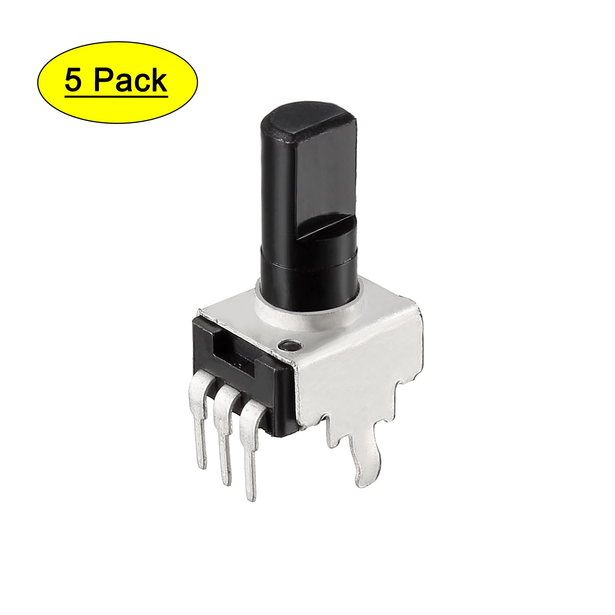 Buy Uxcell 100k ohm Single Turn Rotary Film Potentiometer Variable ...