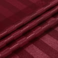 thumbnail image 2 of 3 Pieces Silky Smooth Stripe Satin Duvet Cover Set, Luxury Duvet Cover Bedding Set, 1 Duvet Cover + 2 Pillow Cases (No Comforter), Twin, Wine Red, 2 of 8