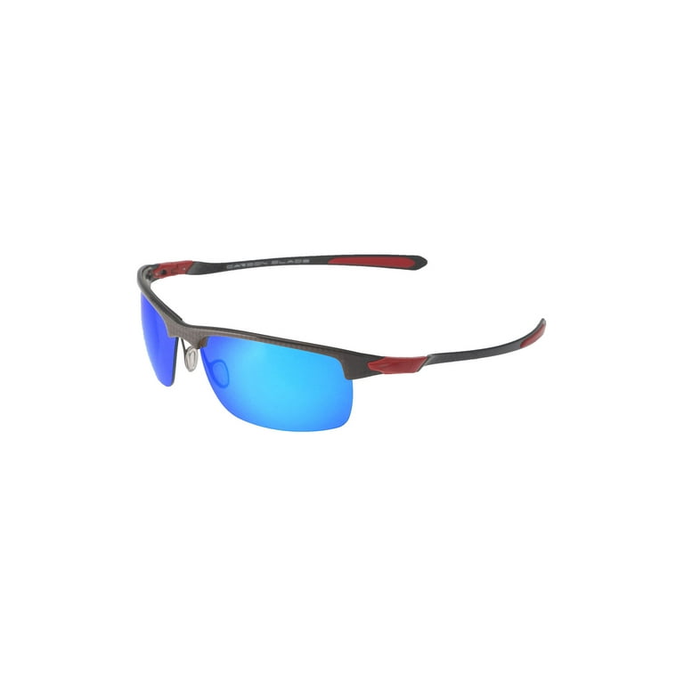 Walleva Ice Blue Polarized Replacement Lenses for Oakley Carbon