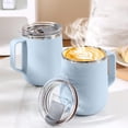thumbnail image 6 of 304 Stainless Steel Insulated Coffee Mug 3.54*4.84in with Handle Leakproof Lid Double Wall Thermal Travel Cup for Hot Cold Drinks Large Capacity Tumbler for Office School Home Daily Commute, 6 of 6