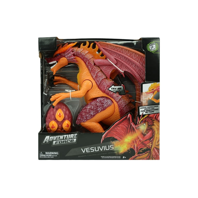 Adventure Force Vesuvius Remote Control Fiery Dragon - Walmart.com