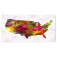 thumbnail image 2 of Design Art - United States Map in Colors, 2 of 4