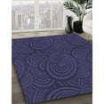 thumbnail image 2 of Ahgly Company Indoor Square Patterned Slate Blue Area Rugs, 5' Square, 2 of 6
