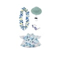 thumbnail image 2 of Summer Outfit Set For 23 Inch Porch Geese Suitable For Lawns Porch Geese Floral Dress Good For Summer Beach Decor, 2 of 8