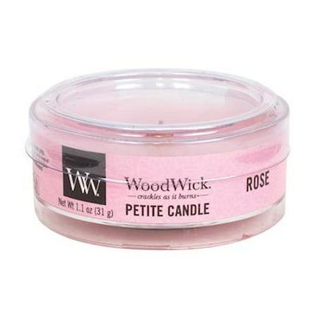 ROSE Petite WoodWick 1.1 oz Scented Candles (Best Woodwick Candle Scent)