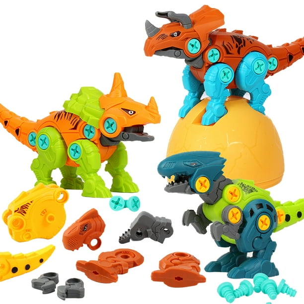 Démonter les jouets de dinosaure Apprentissage de la tige Jouets