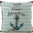 thumbnail image 1 of Coussin d'Aventure d'Été en Lin, 1 of 1