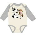 thumbnail image 3 of Inktastic I'm Two-cowgirl riding horse birthday Girls Long Sleeve Baby Bodysuit, 3 of 5