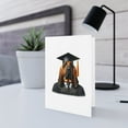 thumbnail image 5 of DistinctInk Greeting Card / Note Card - Bloodhound Graduation - PACK of 100, 5 of 7