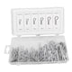 thumbnail image 4 of 150 Clips De Resorte De Pasador De Chaveta Doble M2-M8 Pasadores De Seguridad Sunnimix Pasador de chaveta ondulada tipo R de 150 piezas, 4 of 8