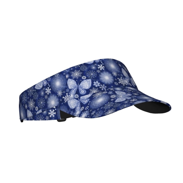 Balery Beautiful Snowflake Butterfly Gorra deportiva con visera ajustable para mujer y hombre (talla única)