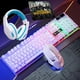 thumbnail image 2 of Gaming Keyboard Mouse Headset & Mouse para computadora de escritorio blanco Sunnimix Combo de teclado para juegos, 2 of 8