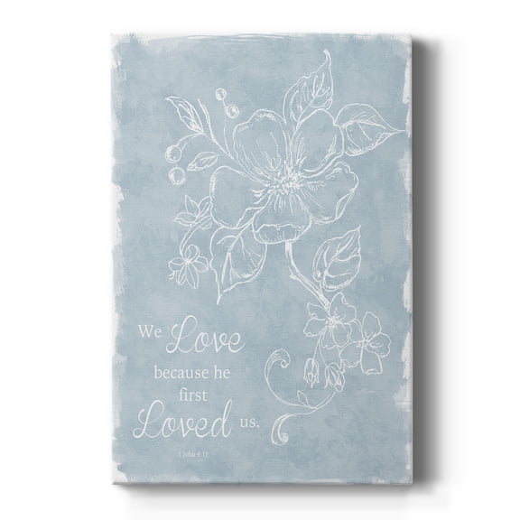 Loved Us First Premium Gallery Wrapped Canvas - Ready to Hang
