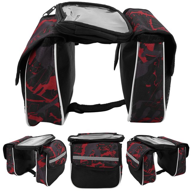 Bolsa, Bolsa De Bicicleta Con Panel De Pantalla Transparente Reflectante De Gran Capacidad Para Exteriores OTVIAP Bicycle Tube Bag