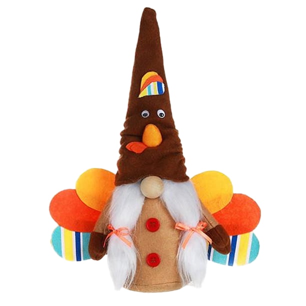 Colgador de puerta colgante de pared de muñeca de gnomo, tela no tejida, mano de obra, diseño bonito, suministros decorativos para vacaciones Kits de decoración para fiestas Sombrero puntiagudo Inteprter HA070615-01