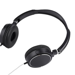 Casques d'oreille filés, annulation de bruit casque stéréo HiFi Casque de musique avec Armuffs confortables Pads Casque Studio pliable pour Smartphone Tablet Computer Travel
