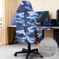 thumbnail image 5 of SCRAWLGOD Camo Print Gaming Chair Cover Slipcovers 4pcs with Armrest Covers Stretchable Anti Scratch Furniture Protector Non Slip Gaming Chair Slipcover, 5 of 9