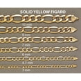 thumbnail image 4 of Gold Bracelet Solid Figaro 10K/14K, 4 of 5