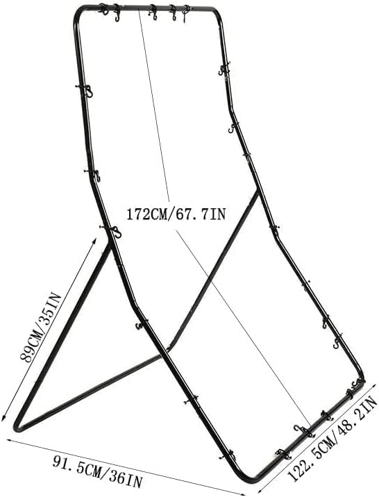 OYE Baseball Rebound Net - Bigger Baseball Pitching Net - Baseball Softball Rebounder - Rebound Trainer for Kids and Adults - Pitcher Throwing Practice Trainer