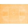 thumbnail image 1 of Ahgly Company Indoor Rectangle Abstract Orange Modern Area Rugs, 2' x 4', 1 of 4