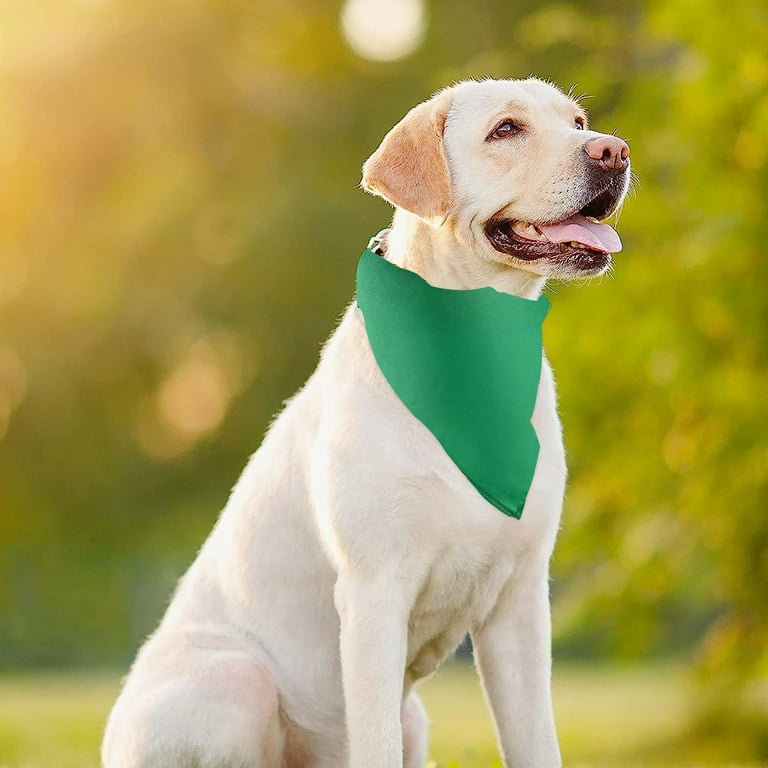 4pcs Blank Dog Bandanas, DIY Triangle Scarf Cotton, Personalized