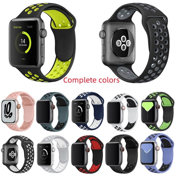 Correa de silicona bicolor para reloj deportivo ultra2 de Apple Watch 6, 7, 8 y 9 de Apple en color s9