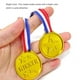 thumbnail image 3 of Bearachild 50X Ganadores Medalla Premio deportivo Competencia Mano de obra fina Tira ligera Conveniencia Fiesta Prop Medallas de plástico Videojuegos y accesorios Oro, 3 of 6