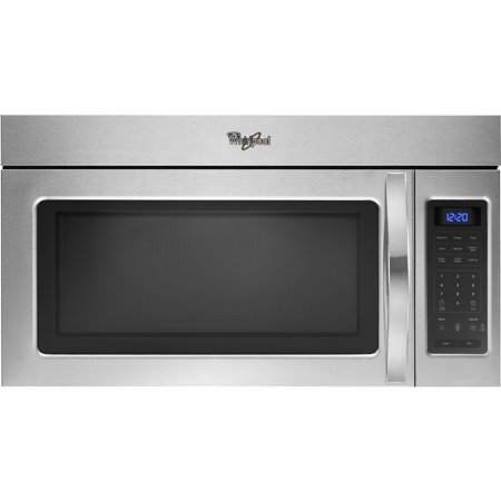 Whirlpool WMH31017AS 1.7 Cu. Ft. Over the range Microwave with 2-Speed Fan