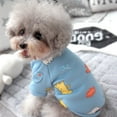 thumbnail image 2 of Chien d'Animal Costume Mignon Animal Imprimé Manteau Coton Doux Pull-Over Veste Sweat-Shirt, 2 of 6