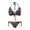 Floral & Skeleton Print, variant on Rainbow Spiral Tie-Dye Halter Triangle Bikini Set - Sexy Tie Side Two Piece Swimsuit for Beach & Vacation | Quick Dry, Stretchy & Figure Hugging