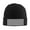 Black, variant on Black White Lattice Print Winter Beanie Hats for Men Women Warm Cozy Knitted Cuffed Skull Cap Gray