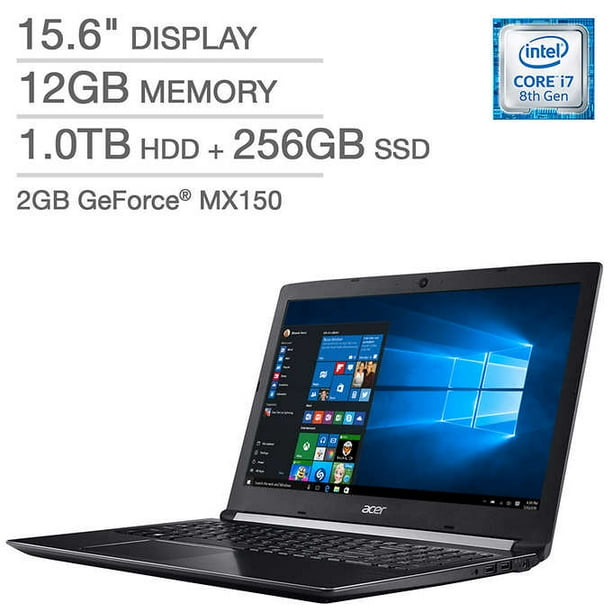Acer Aspire 5 Laptop: Core i7-8550U, 256GB SSD + 1TB HDD ...