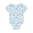 thumbnail image 5 of Balery Rabbit And Butterfly Pattern Baby Climbing Clothes Infant Bodysuit Cute Infant Bodysuit Baby Romper-9M, 5 of 7