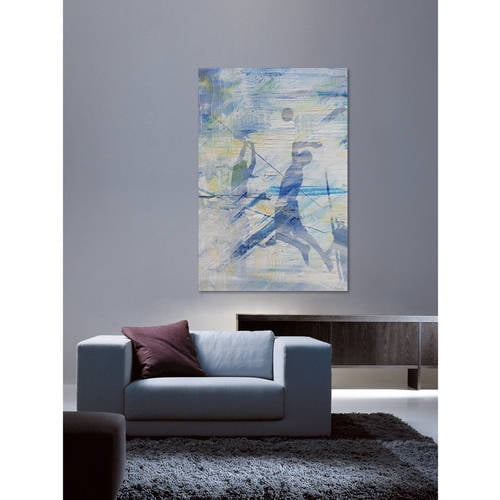 "Spike the Ball" Painting Print on Wrapped Canvas