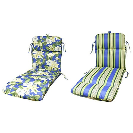 Sumatra Stripe Reversible Chaise Lounge Cushion