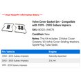 thumbnail image 2 of Valve Cover Gasket Set - Compatible with 1999 - 2005 Subaru Impreza 2000 2001 2002 2003 2004, 2 of 2
