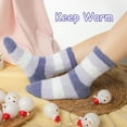thumbnail image 2 of Loritta Fuzzy Fluffy Socks for Women Soft Warm Cozy Winter Socks Gifts, 7 Pairs, 2 of 7