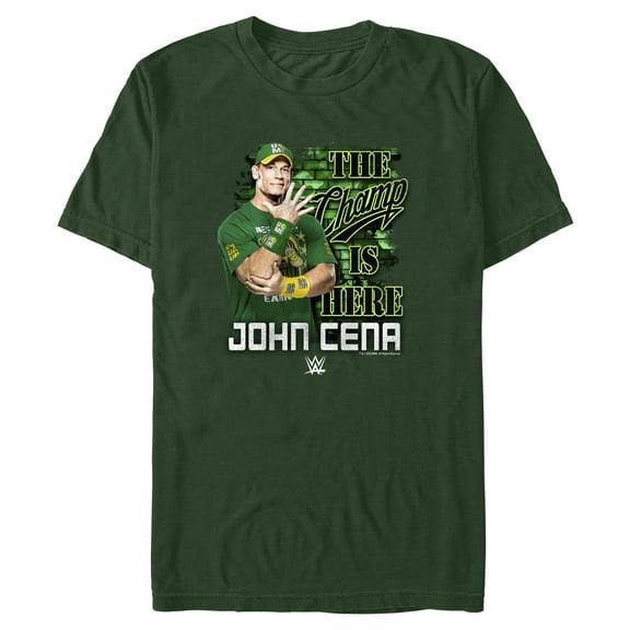 Mens WWE John Cena The Champ is Here T Shirt