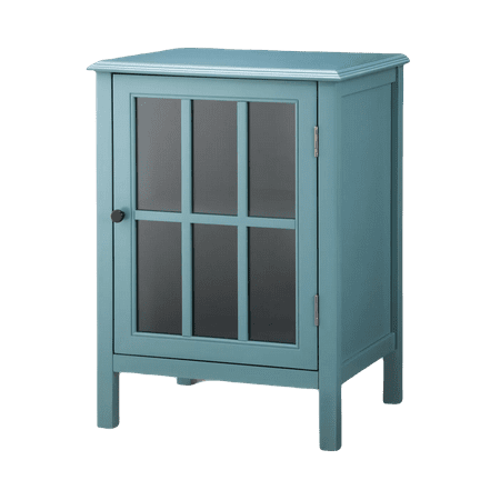 THRESHOLD Windham One Door Accent Cabinet in Teal BrickSeek
