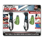2 sets Auto Safety tools AA-45 TireGauge /Window Breaker/Seatbelt cutter AA-30 keychain