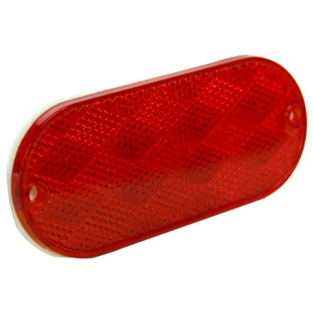  Blazer  International Oblong  Self Mount Reflector Red 