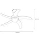 thumbnail image 2 of Ventilador de techo MASTERFAN Dubai 48 Satinado, 2 of 5