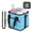 Blue, variant on HAHUT 4 Compartment Insulated Drink Carrier Holder Bag, Multiple Tumbler Carrier Caddy with Adjustable Strap, Water Bottle Holder for Hiking, Walking, Sports, Travel, Outings (Black)