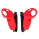 thumbnail image 1 of 2pcs Touch Controller Grip Cover Silicone Grip Cover Protector with Knuckle Straps for Meta Quest Pro Red, 1 of 4