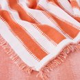 thumbnail image 4 of Mainstays by Becky G. & Alejandra Tapestry Knit Throw, Orange Stripe, 50" x 60", 4 of 8
