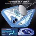 thumbnail image 4 of Shockproof Dustproof Case for iPhone 17, Compatible with MagSafe Heavy Duty/Military Grade/Rugged Protection Built in Screen Protector Phone Case Cover, 4 of 5