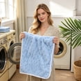 thumbnail image 4 of Deeceymbur Individually Packed Thick Fleece Towel Soft Absorbent Portable Washcloth for Daily Use, 4 of 5